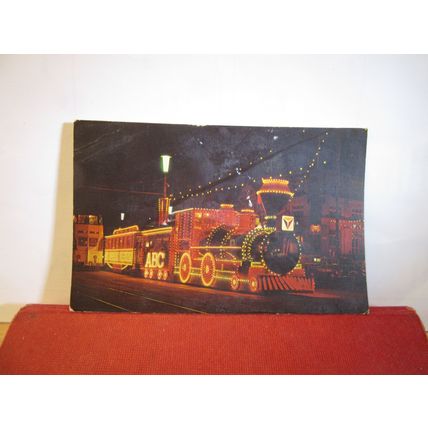 "THE 'ABC' TRAIN", BLACKPOOL ILLUMINATIONS, used postcard by NPO 1967 pm =