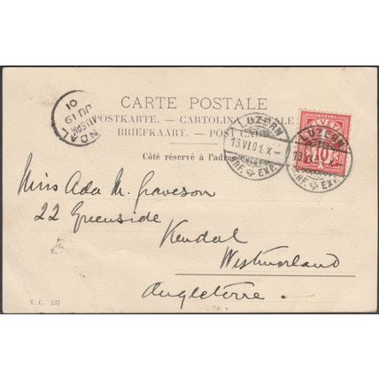 La Cathédrale, Lucerne, 1901 - Vouga CPA VC237