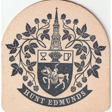 BEER MAT - HUNT EDMUNDS BREWERY (BANBURY) - (Cat 008) - (1957)