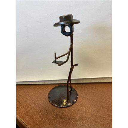 Rock Creek Metal Craft Sculpture The Patrolman 5” Tall Handmade