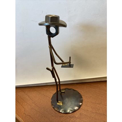 Rock Creek Metal Craft Sculpture The Patrolman 5” Tall Handmade