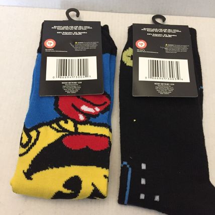 NEW Pac Man Unisex Crew Socks Size 10-13