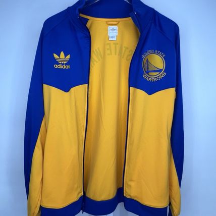 Excellent Golden State Warriors Adidas Track Jacket M NBA