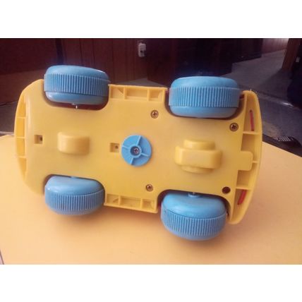 Old Vintage Walt Disney Kohner Mickey Mouse Pull Car Working Condition 1973