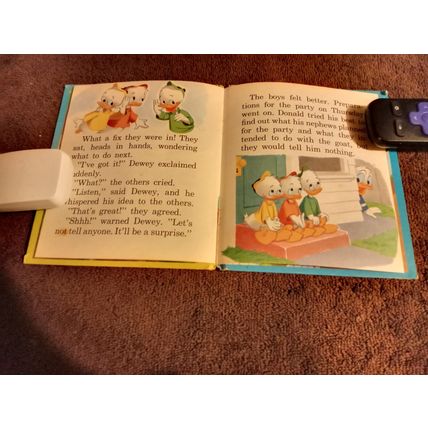 Tell-A-Tale Donald Duck's Lucky Day By Walt Disney Production 1951 Great Shape