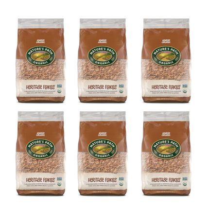 Nature'S Path Organic Heritage Flakes® Cereal, 32 Oz (Pack of 6), Non-Gmo, Earth
