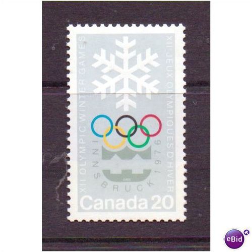 canada stamps mnh innsbruck olympic games sg832
