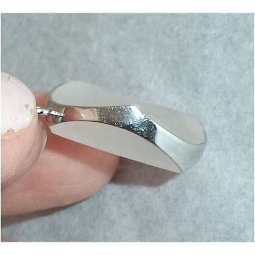 ELLE Jewelry Sterling Silver Neklace Rose Quartz faceted gemstone pendant Jewel