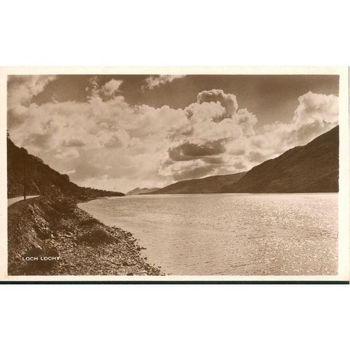 Vintage M&L National Series Postcard - Loch Lochy, The Highlands, Scotland
