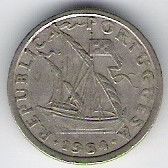 PORTUGAL 2.5 Escudos 1984