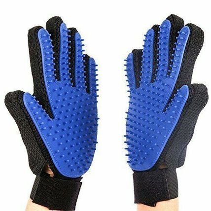New Pet Dogs Cats Fur Hair Remover Brush Silicone Deshredding Grooming Glove