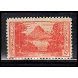 748 9c Glacier National Park Barely Clears MNH Z1578