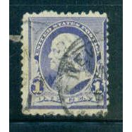 Used 219 1c Benjamin Franklin Average Plus M01907