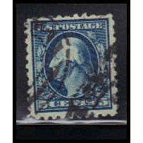 Used 466 5c George Washington Fine K3713