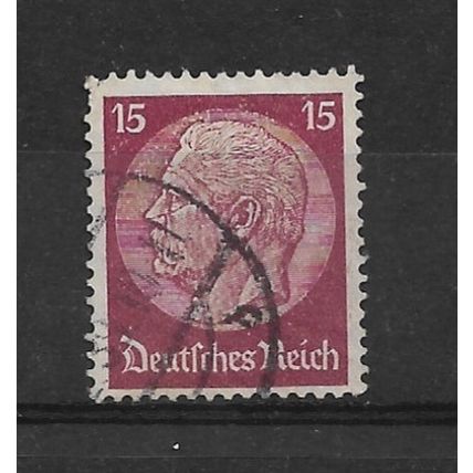 Germany.SG501B 15pf Pres van Hindenburg (Red).Fine Used.Nov21