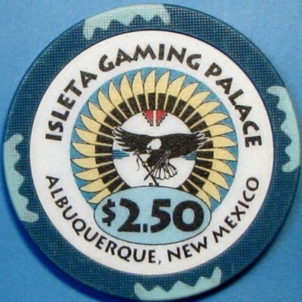 Isleta. $2.50 Casino Chip. Albuquerque, NM. S81.