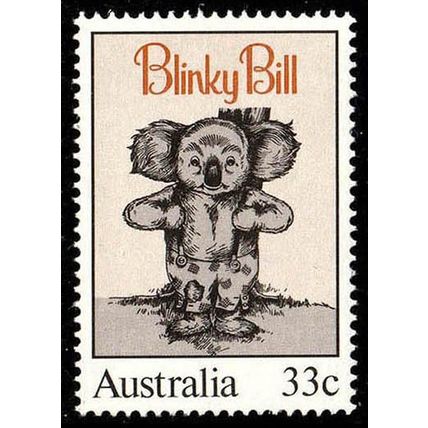 Australia 1985 Children's Books Blinky Bill 33c MNH Stamp.
