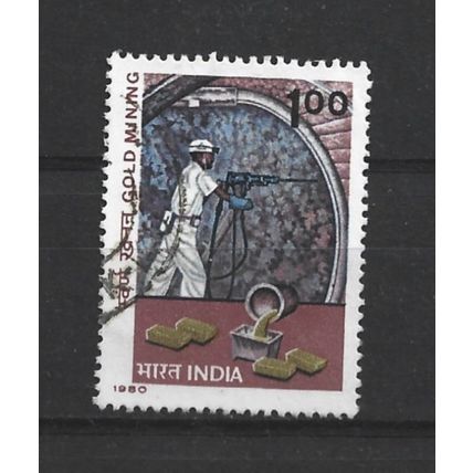 India.Cent of Kolar Gold Fields,Karnataka stamp.Fine Used.June23