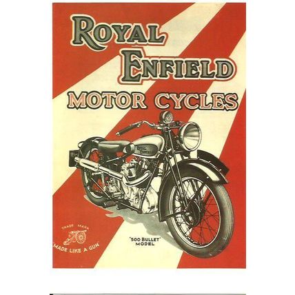 Advertising ROYAL ENFIELD Motor Cycles Postcard (Mayfair BB 656)