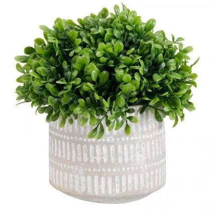 Artificial Indoor Green Plant Realistic Leaves Low Maintenance 22cm Home Office