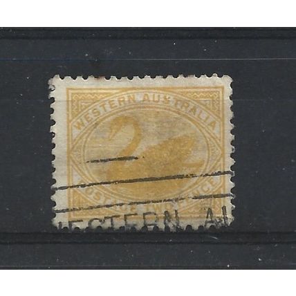 WesternAustralia.SG118 2d Yellow.Fine Used.Oct24
