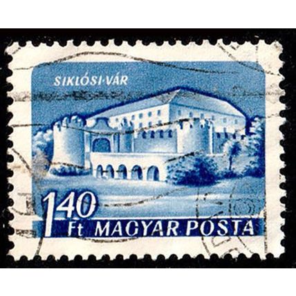 Hungary 1960 Castles 1.40Ft Used Stamp
