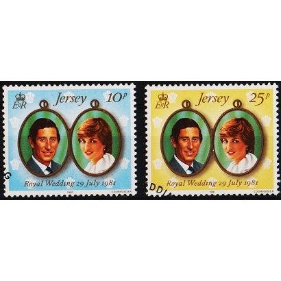 Jersey. 1981 Set(2) S.G.284/285 Used