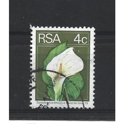 SouthAfrica.SG351 4c Arum Lily.Paper Unchecked.Fine Used.Sep25t
