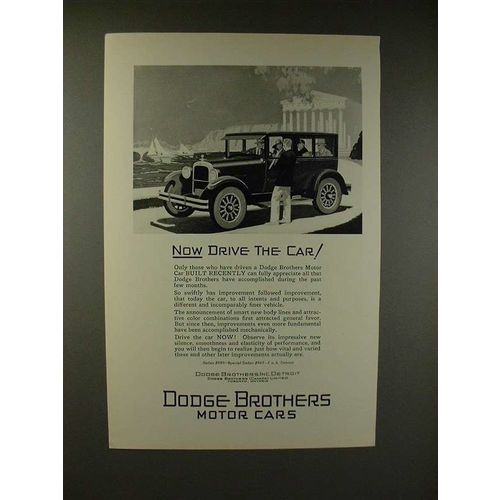 1926 Dodge Sedan Ad - Now Drive the Car