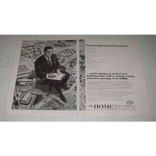 1967 The Home Insurance Company Ad - These Fields