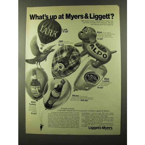 1973 Myers & Liggett Ad - Lark Cigarettes, Alpo