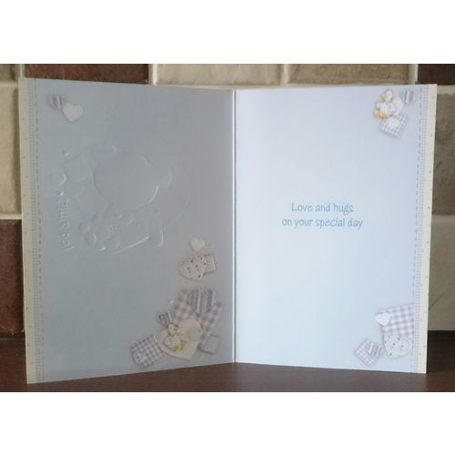 Have a Happy 1st Birthday - Glitter Card