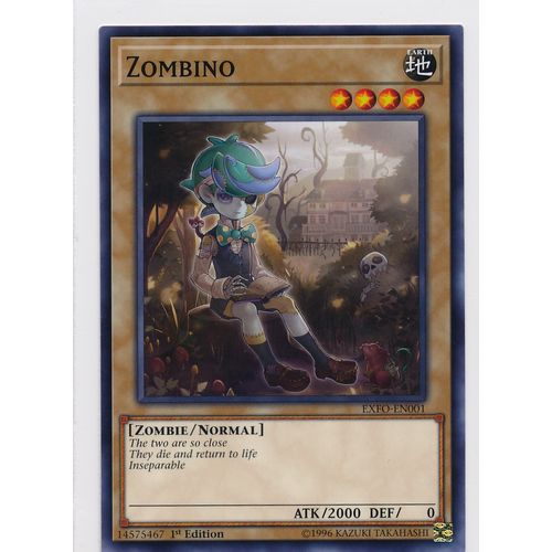 YuGiOh Extreme Force EXFO-EN001 Zombino 1st Edition