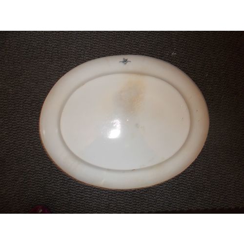 CARVING DISH ANTIQUE VERY OLD VERY BIG (17/1) COLLECTABLE ONLY