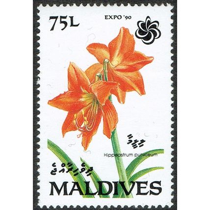 Maldives 1990 Expo 90 Garden and Greenery Exhibition 75l Multicoloured SG1430 UM