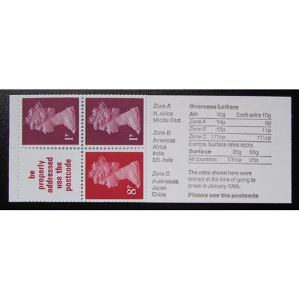 STAMP BOOKLET - 10p LONDON (JANUARY 1980)