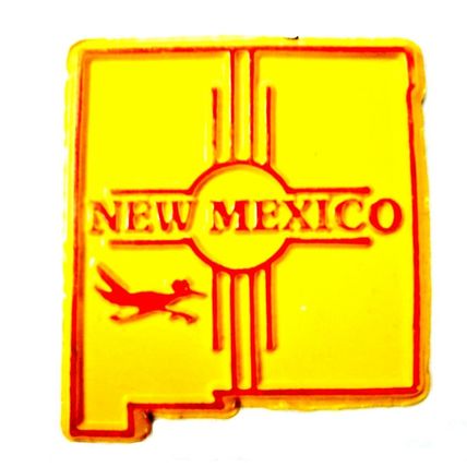 Classic New Mexico with Road Runner United States Fridge Magnet