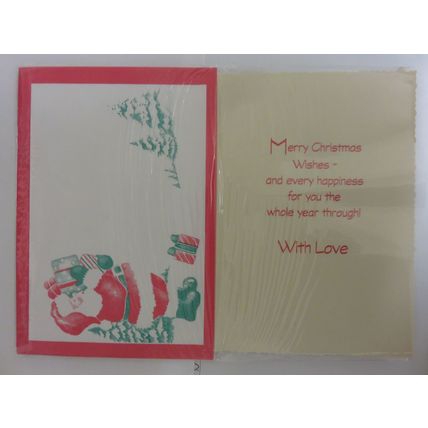 Dear Nan And Grandad Merry Christmas Teddy Bears Singing Portrait Vantage Card