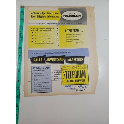 western union ads sales advertising marketing 2 sides (Book 1 #13)