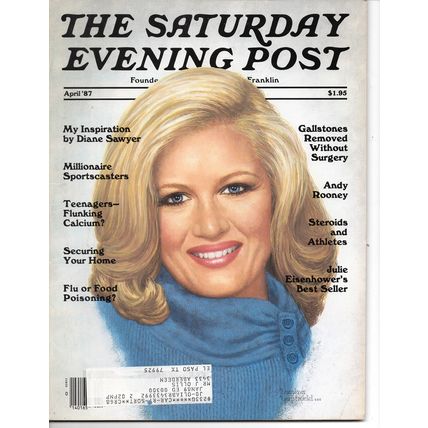 Saturday Evening Post April 1987 My inspiration by Diane Sawyer