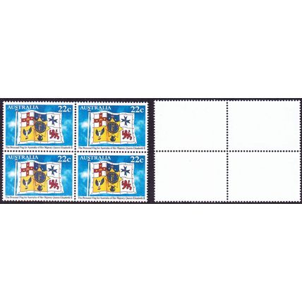 Australia 1981 Queen Elizabeth II Birthday BLOCK of 4 P14x14¾ - VFMNH