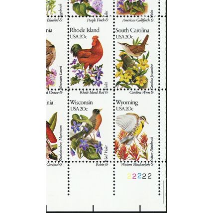 1953-02, MNH 20¢ VERY RARE Misperfed Error Sheet of 50 Stamps - Stuart Katz