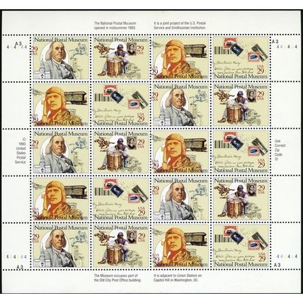 2782a, RARE Color Shift Error Sheet of 20 Stamps Possibly Unique! - Stuart Katz