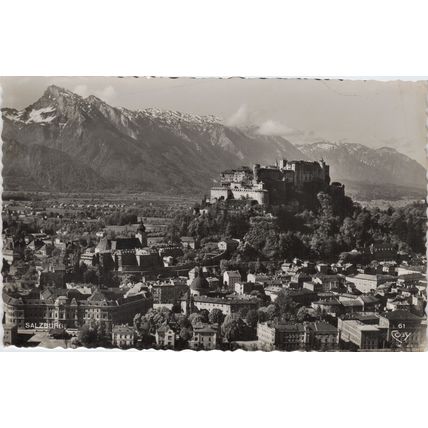 Postcard View of Salzburg, Austria. Real photo