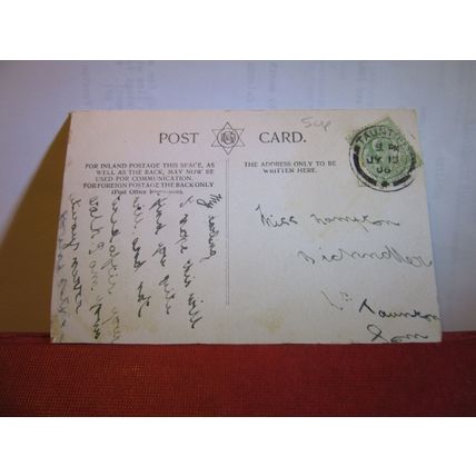 WILTON HOUSE nr. SALISBURY, wiltshire used antique postcard 1906 pm #