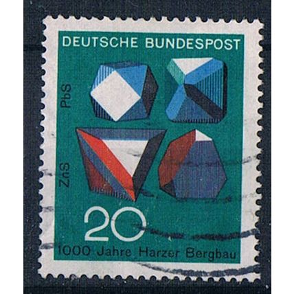 Germany 1968 SG1452 ge63 Ore Crystals 20pf Used Stamp