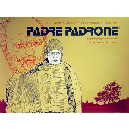 PADRE PADRONE 1977 Paolo & Vittorio Taviani Omero Antonutti UK QUAD POSTER