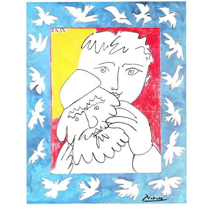 Pablo Picasso The New Year Painting Postcard