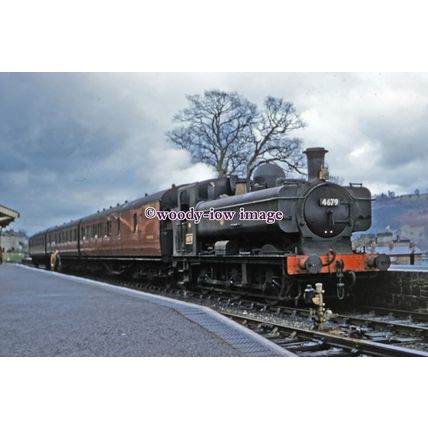 pu2838 - GWR Engine No.4679 at Brecon Station, Brecknockshire - print 6x4
