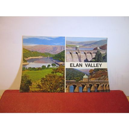 multiview, ELAN VALLEY, POWYS, WALES, unused postcard by NPO DEXTER (a) =